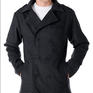 Men’s Empyre Gray Peacoat